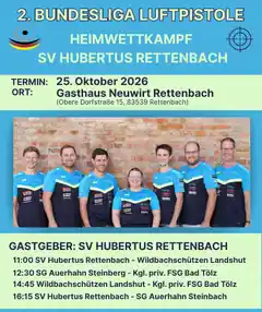 Am Sonntag der Bundesliga-Heimwettkampf