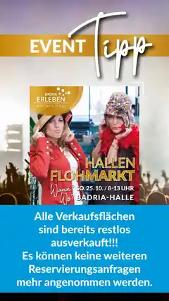 Badria-Flohmarkt: Keine freien Plätze mehr