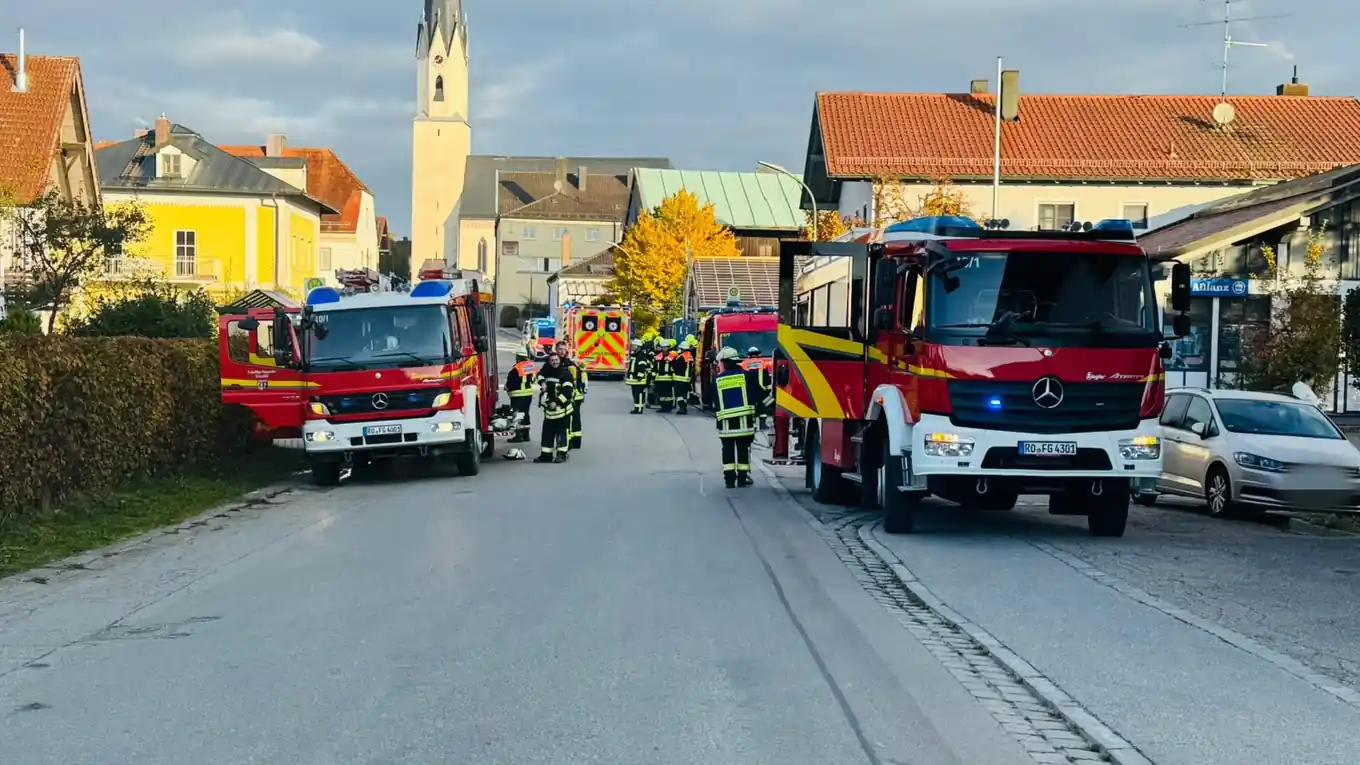 Samstagmorgen: Brand in Griesstätt