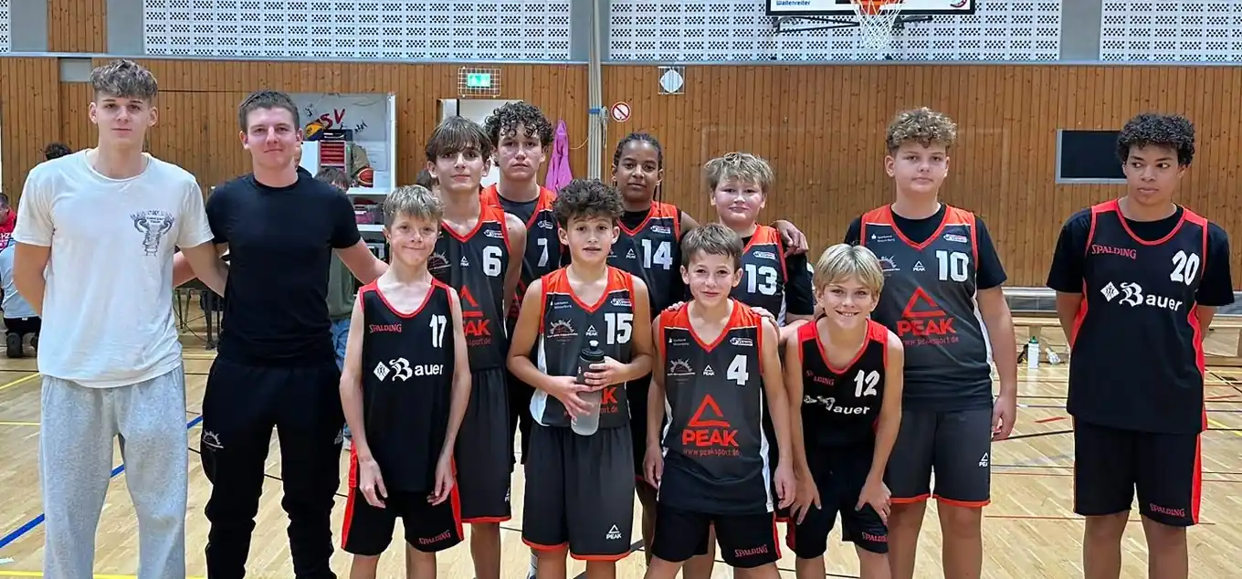So spielte der Basket-Nachwuchs