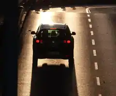 In der Nacht wird asphaltiert