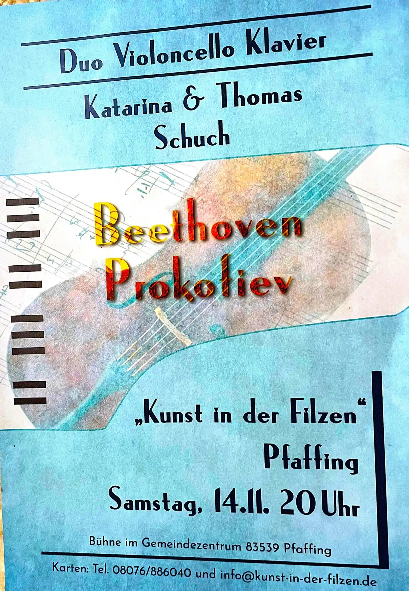 Duo Schuch bei der „Kunst in der Filzen“