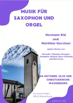 Musik für Saxophon und Orgel
