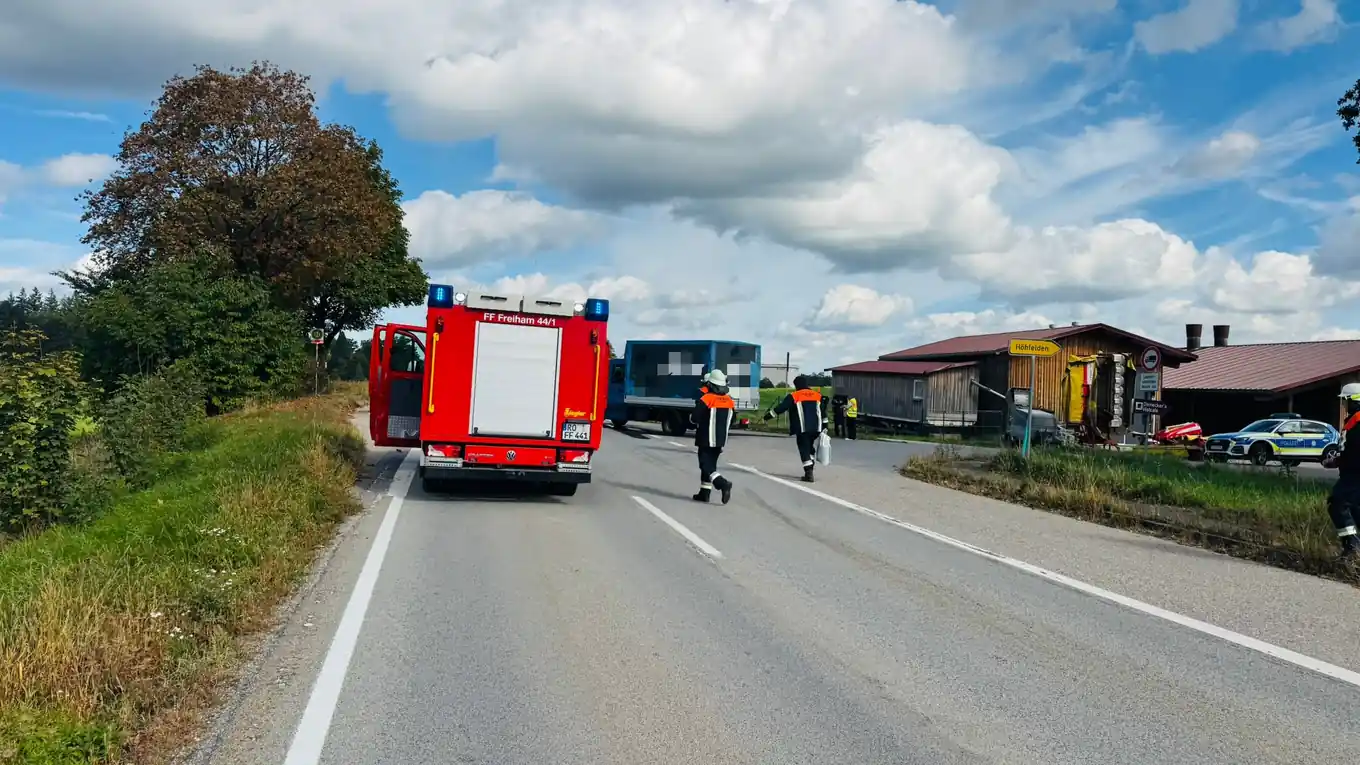 12.50 Uhr: Alarm für die Feuerwehr Freiham