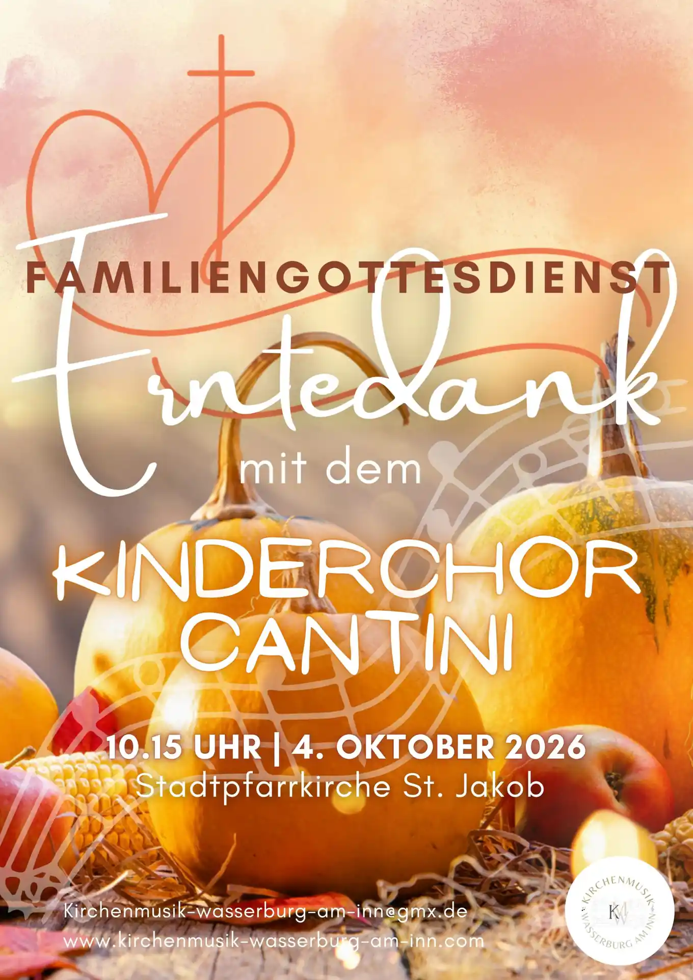 Erntekörbe werden gesegnet