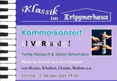 Vier Hände für ein Klavier